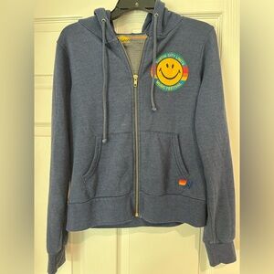 Aviator Nation Navy Hoodie with Festival Emblem